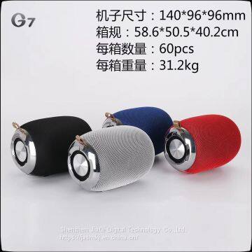 The new bluetooth speaker G7 mobile phone bluetooth stereo wireless speaker network outdoor low - tone gun trade hot sty
