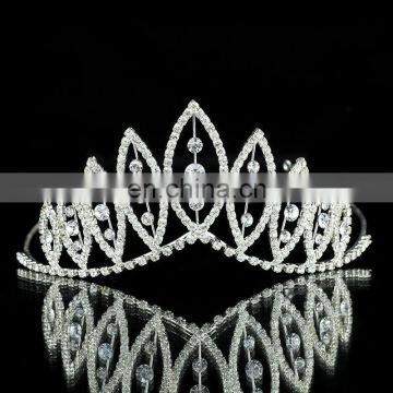 Crystal rhinestone wedding tiara bridal crown headband pience TR230