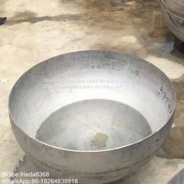 Large Carbon Steel Hemisphere Hemispherical Head for Dome Decoration