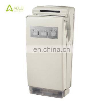 ABS plastic high speed jet air hand dryer  electric sensor infrared jet air double side hand dryer