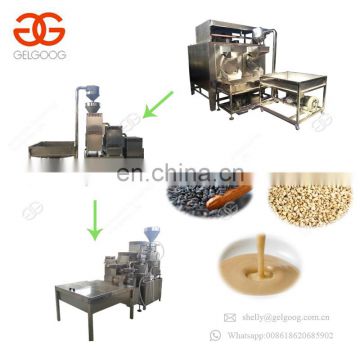 Food Standard Peanut Roaster Tahini Filling Machinery Sesame Butter Production Machine