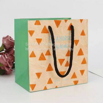 Colorful eco small shopping paper bag