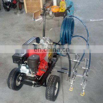 gasoline cold spraying double sprayer road marking machine