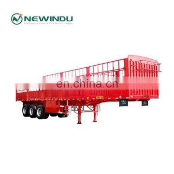 Port Widely Used Container Carrier Transport 40ft 60ft Flatbed Semi Truck Trailer