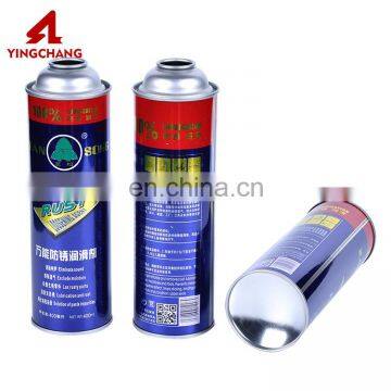 straight-wall diameter 65mm aerosol spray mental tin can