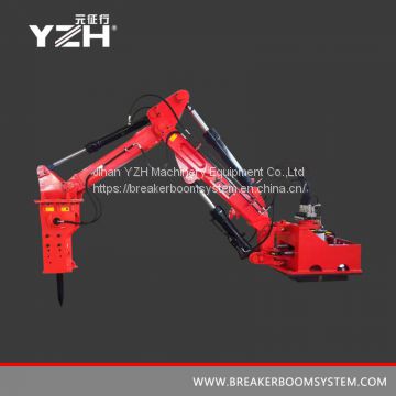 Pedestal Hydraulic Rock Breaker Boom System