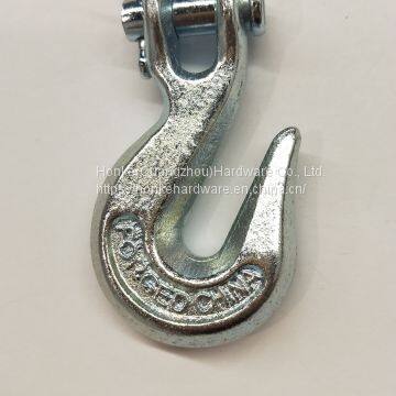 High Polished Clevis Grab Hook Rigging Hardware For Lifting Chain Sling