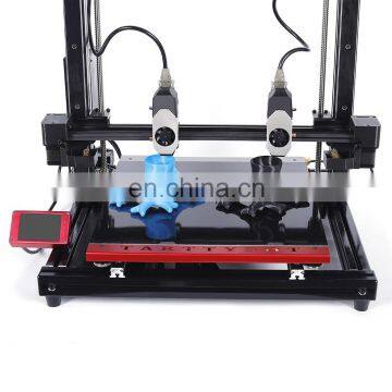 Good Price Big Printable Area FDM Filament 3D Printer Sale With With Dual Extruder 3.5inch Color Touch Screen