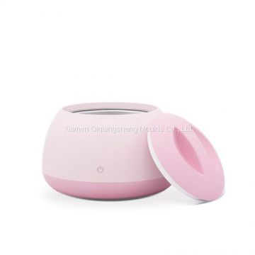 Hot sale portable mini pink ultrasonic cleaner with beauty face