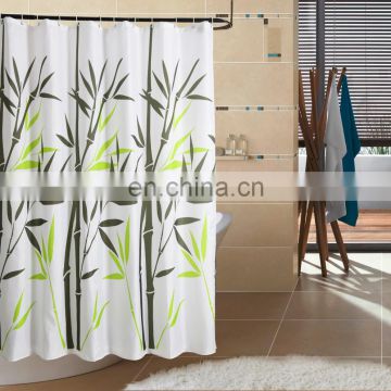 Hot sale waterproof shower curtain for bathroom decoration