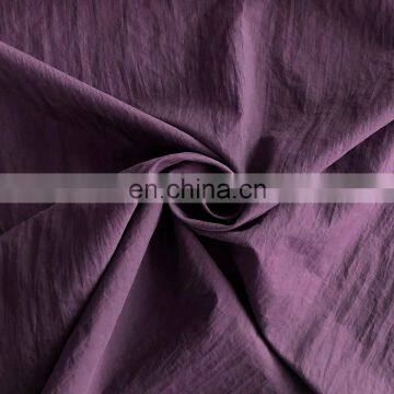 228T full dull nylon waterproof crinkle taslan jacket fabric