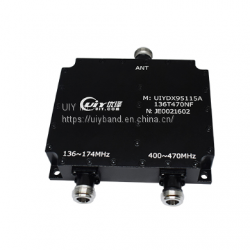 VHF UHF Duplexer 136-470MHz 100W Duplex Low VSWR RF Duplexer photo-2