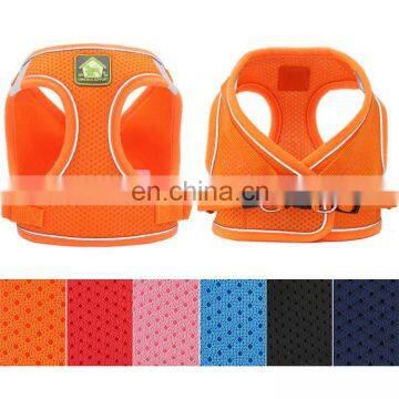 New outdoor sports traction reflective pet dog cat harness vest with leash