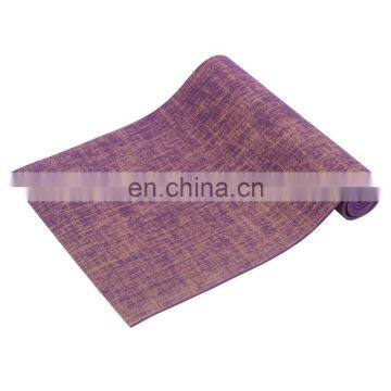 SGS Test Report 100% Natural Material Top Quality Hemp Jute Yoga Mat photo-4