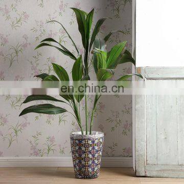 Wholesale European fancy custom indoor antique design green plants planter ceramic plant pots for garden decor