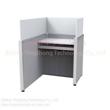 Lifting Hidden Screen Computer-aided Test Classroom Desk Study Cubicle Anti-noise Language Lab Training Table Modern School Furniture photo-2