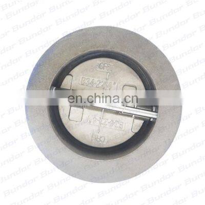 Bundor DN100 PN16 Wafer Check Valve CF8 Disc 2inch-12inch Non Return Valve Dual Plate Non Return Valve photo-2
