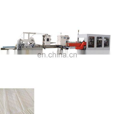 Automatic V fold facial tissue paper making machine production line