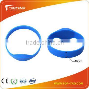 13.56hz ISO14443A silicone rfid wristband