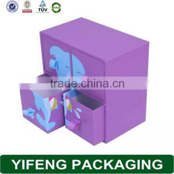 Creative Gift Custom Printing Black Matte Hard Paper Box With Drawer photo-6