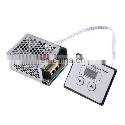 AC 220V 4000W SCR Digital Control SCR Electronic Voltage Regulator Speed Control Dimmer Thermostat, Electric Motor Speed Control