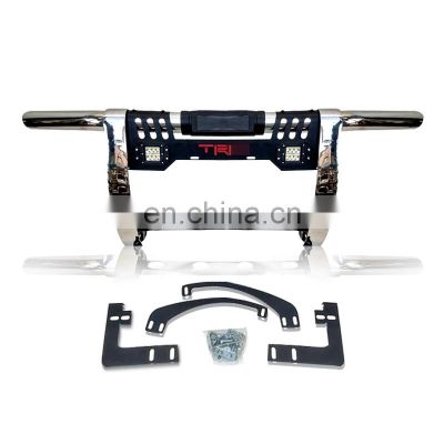 4x4 New Design Front Bumper Bull Bar Nudge Bar With Leds for Hilux Vigo Revo fj120