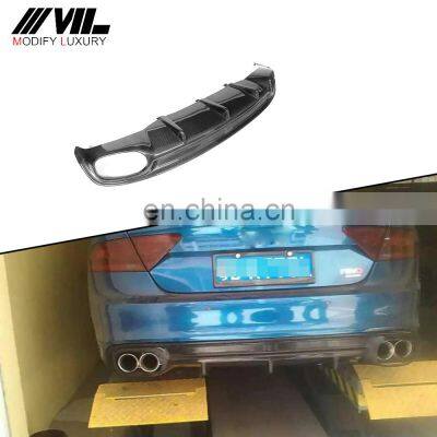 Carbon Fiber Auto Rear Bumper Lip Diffuser For Audi A7