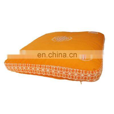 100% Cotton Fabric With Private Label at Wholesale Rate Meditation Zabuton Cushion photo-2