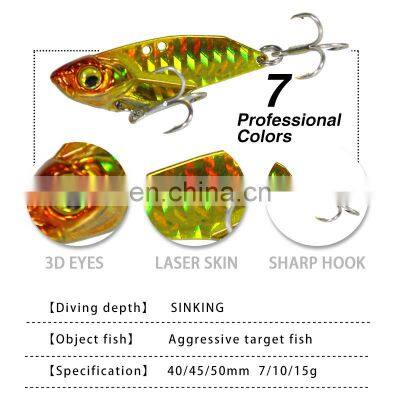 Hot Sale 4/4.5/5cm 7/10/15 7Colors Saltwater Fish Bait photo-3