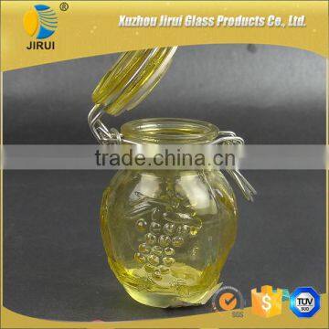 100ml colored wire bail round canning glass mason jars