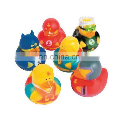 Promotional Squeaky Bath Toy Green Rubber Duck With Custom Logo photo-5