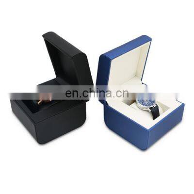 Hot sale custom logo PU leather single slot watch storage box with good price