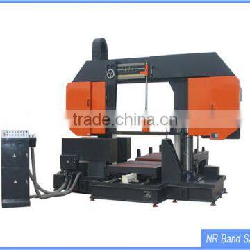 GZ42100 China Double Column Hydraulic Horizontal Band saw machine wood splitter