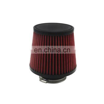 AUSO Universal Auto Parts High Flow 76MM/100MM Modification Inlet Air Filter For Universal Car photo-3
