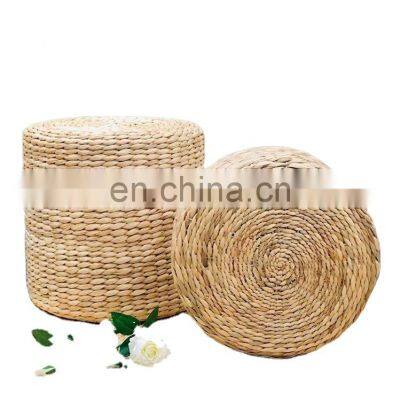 Wholesale Vietnam High Quality Woven Water Hyacinth Stool For Furniture Decoration