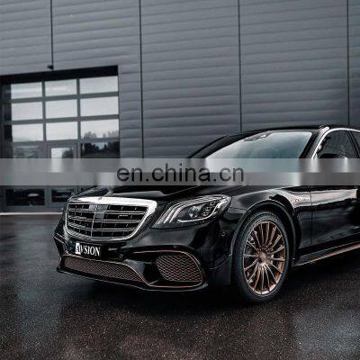 Auto Body Kits Include Front/rear Bumper Assembly Grille for Mercedes Benz S-class W222 Modified to S65 Model