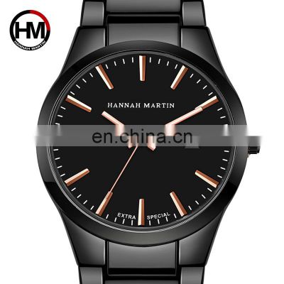 Hannah Martin 1756 High Quality Japan Quartz Luxury Watches Men Auto Date Men Wristwatches Business Watch