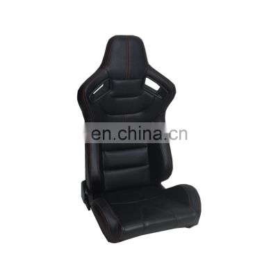 black PVC all color available racing seat car seat