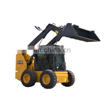 61.3KW Bucket 0.6m3 Mini Skid Steer Loader XC760K