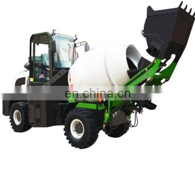 Self loading mobile concrete mixer truck /self propelled concrete mixer