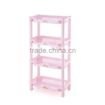 Grid Design 3/4 Layer Multipurpose Plastic Storage Rack Kitchen Holder
