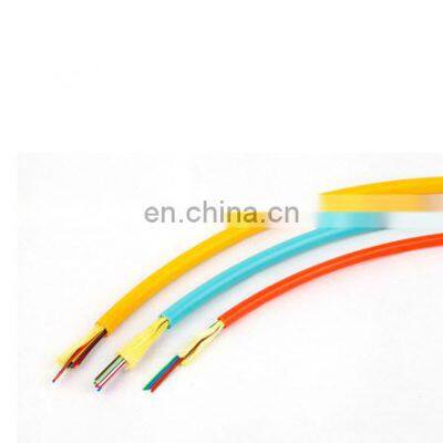 2mm 3mm 2/4/6/12/24 core Single Mode/Mutil Mode GJFJV Aramid Yarn Indoor Fiber Optical/Optic Cable