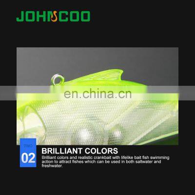 JOHNCOO Sinking Fishing Lure 80MM 20.5G Hard Metal VIB Fishing Lures for Seabass Inshore Sea Fishing photo-4