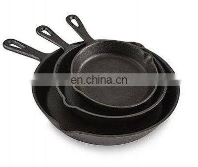 Smooth Cnc Machined 12 Inch Cast Iron Skillet With Silicon Handle photo-2