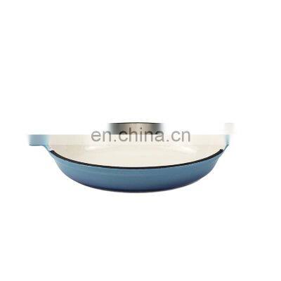 Cast Iron Grill Pan 31cm Round Cast Iron Flat Griddle photo-4