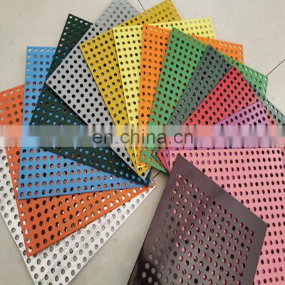 Facade cladding hexagonal aluminum perforated sheet metal