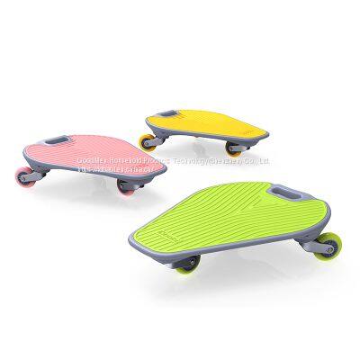 Newest design triangle shape light skateboards outdoor game for kids