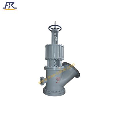 manual operating flat connection Bottom Globe Valve