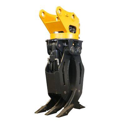 Hydraulic Wood Grabber for Log Loading and Unloading Flexible Operation