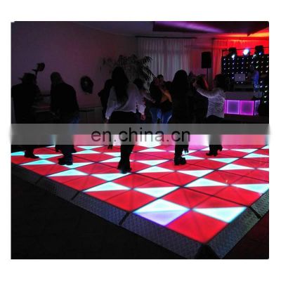 Portable Floor dance Lighting LED Colorful Wedding Mirror Disco Dance in Floor Panels for club stage